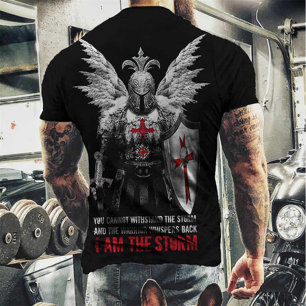 Fashion Herren Horror Skull 3D T-Shirt Rundhals Unisex Sommer Streetwear