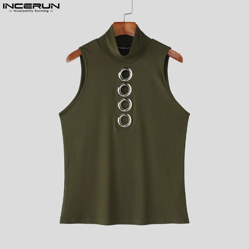 Herren Oberteil Ärmellos Tank Top Sexy Shirt Clubwear Muskel T-Shirt Unterhemd