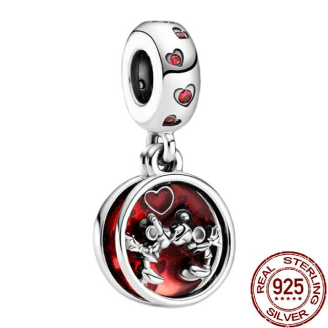 Charms Anhänger 925 Sterling Silber Charm Armband verschiedene Themen Damen Geschenk