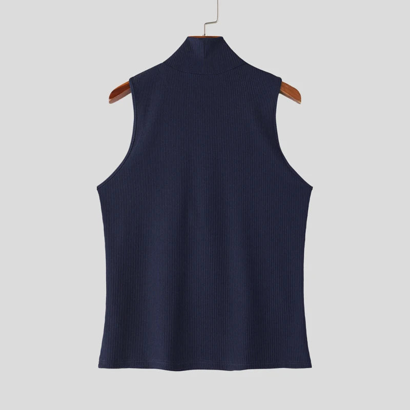 Herren Oberteil Ärmellos Tank Top Sexy Shirt Clubwear Muskel T-Shirt Unterhemd