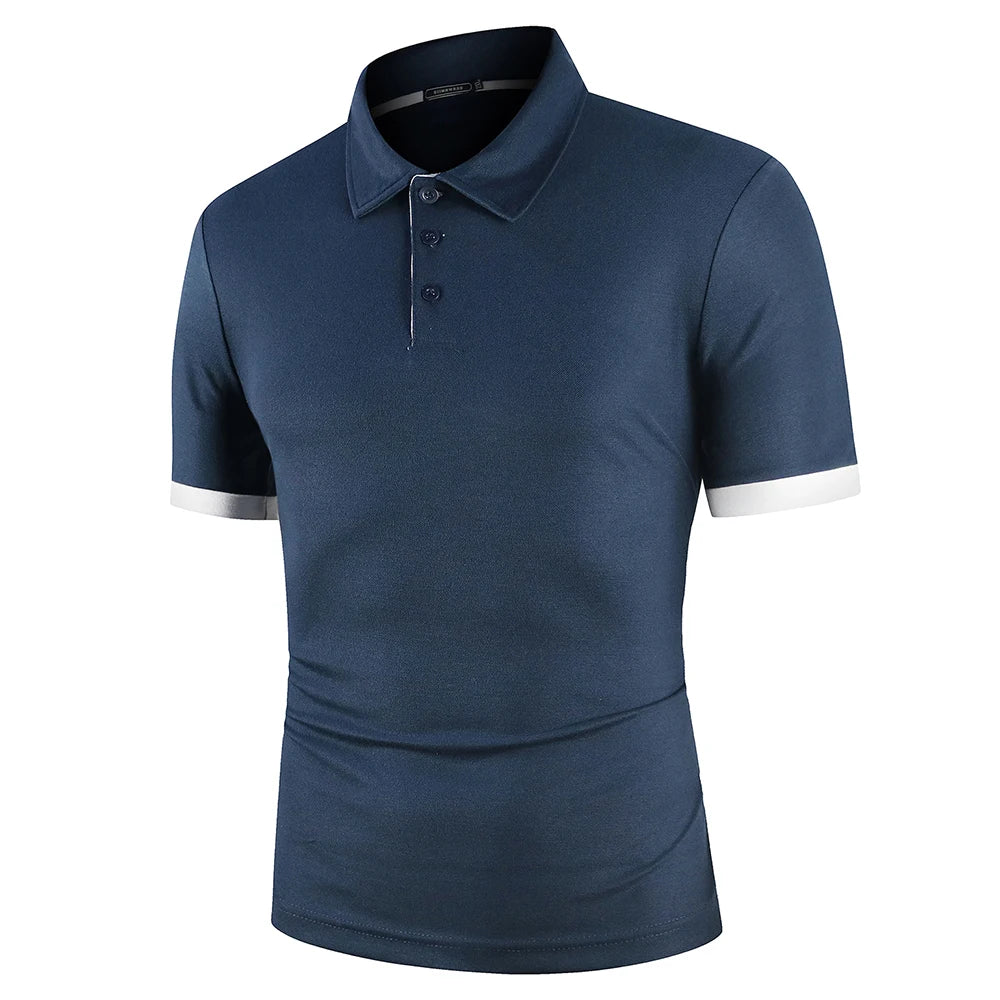 Herren Poloshirt POLO Shirt T-Shirt Kurzarm Zipper Hemd Fashion Polohemd Top NEU