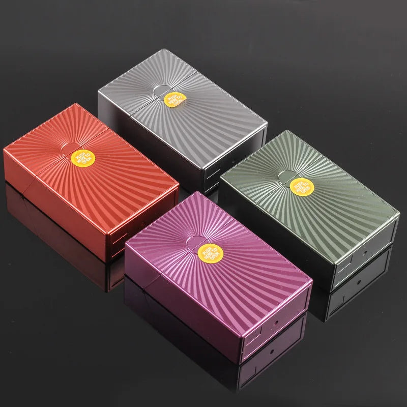 Zigarettenetui Etui 20 Zigaretten Box Dose Metall BigBox Tabakdose Klappdeckel