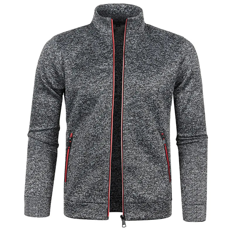 Herren Pullover Sweatshirt Troyer Pulli Sweater Stehkragen Zipper Langarmpulli
