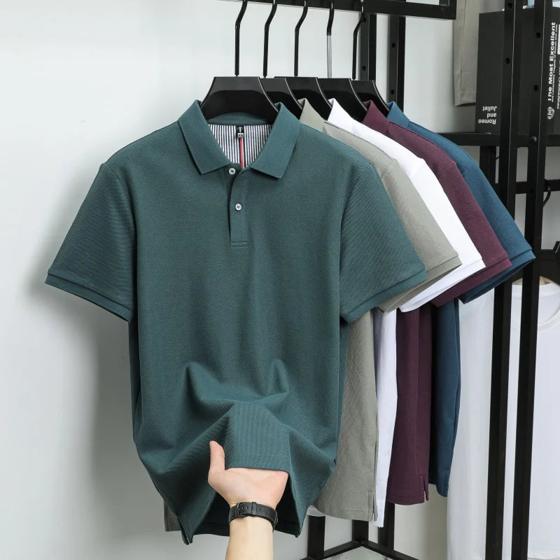 Herren Poloshirt POLO Shirt T-Shirt Kurzarm Zipper Hemd Fashion Polohemd Top NEU