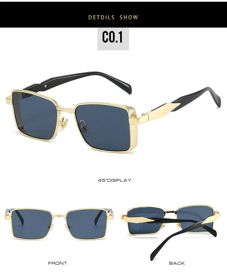 Herren Sonnenbrille Designer Luxus Männer Vintage Brille Pilotenbrille UV400