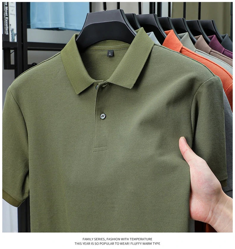 Herren Poloshirt POLO Shirt T-Shirt Kurzarm Zipper Hemd Fashion Polohemd Top NEU