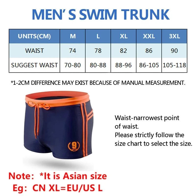 Heiße Badebekleidung Herren Atmungsaktive Badeanzüge Mann Badehose Boxershorts Sunga Badeanzüge Maillot De Bain Strandshorts