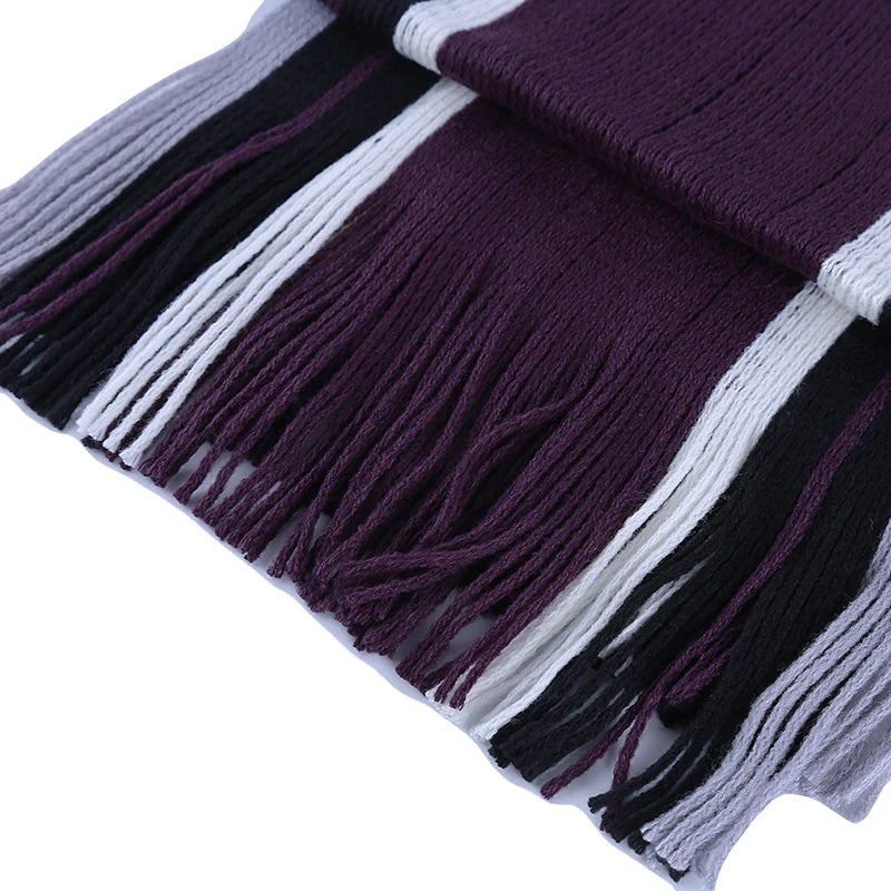 Herren Schal Winterschal Stola Schlauchschal Halstuch Wollschal Strickschal Loop
