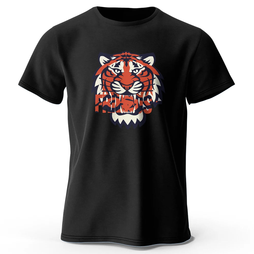 Männer T-Shirt Tiger Herrenmode Shirts Hemden Streetwear 100% Baumwolle Tank Top