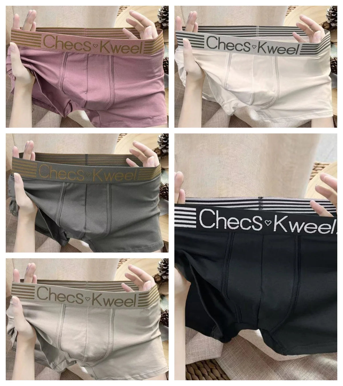 5-10er Pack Herren Boxershorts Unterhosen Basic Unterwäsche Boxer Shorts