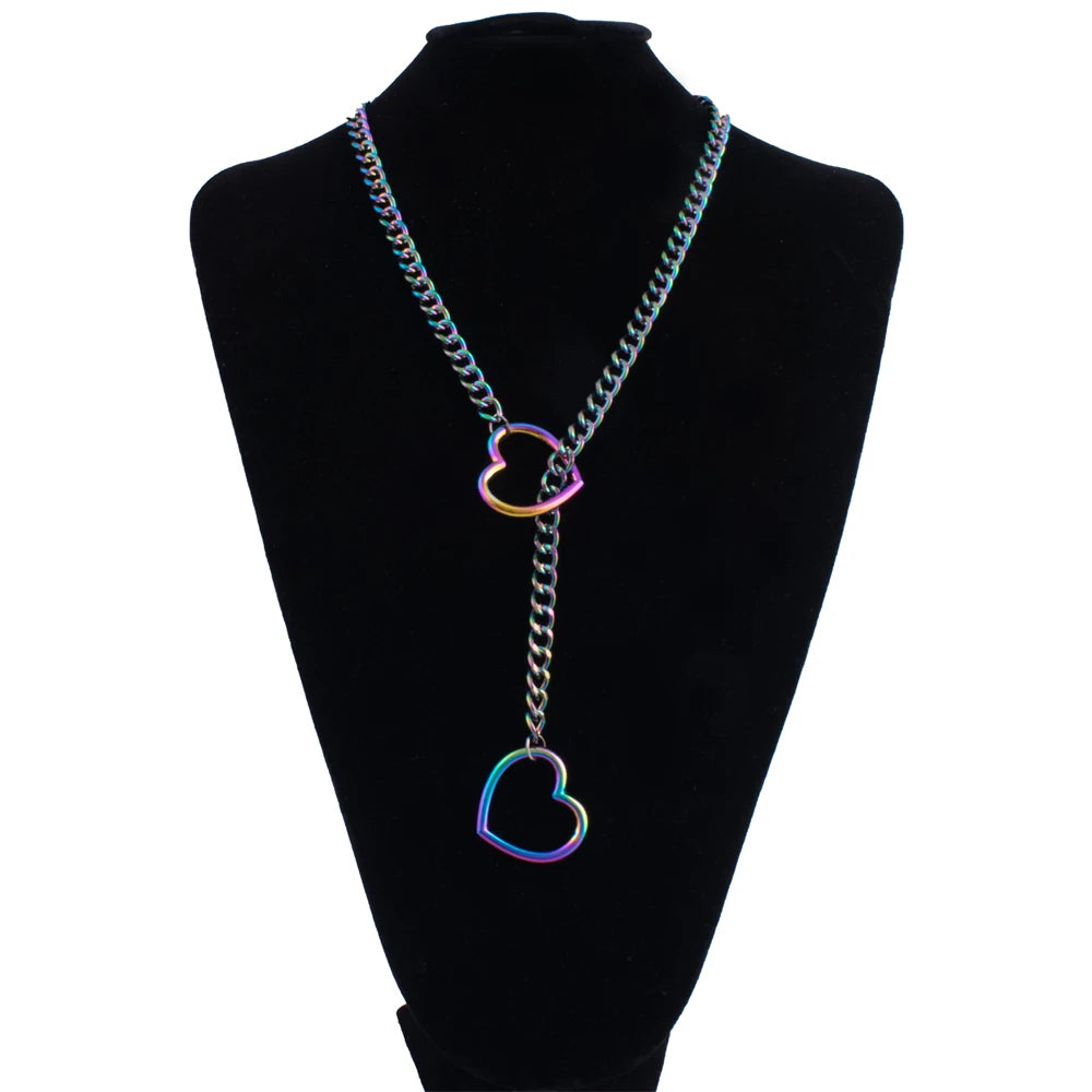Sexy Halsband Harness Kette BH Gürtel  Punk Goth Frauen Bdsm Bondage Chocker