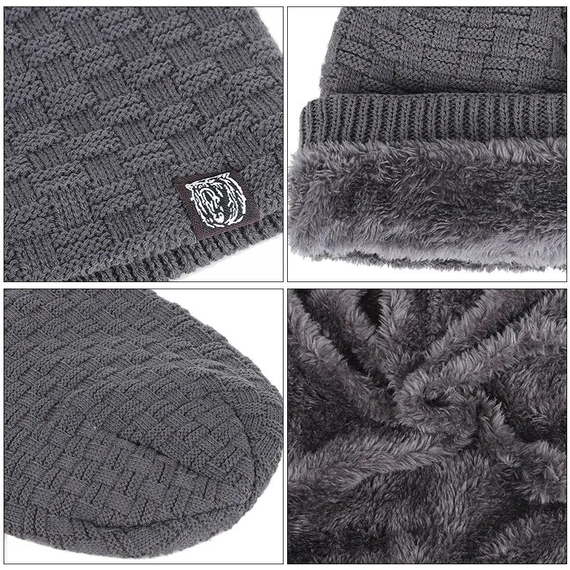 Warme Herren Damen Wintermütze Woll Mütze Strickmütze Kappe Hut Unisex