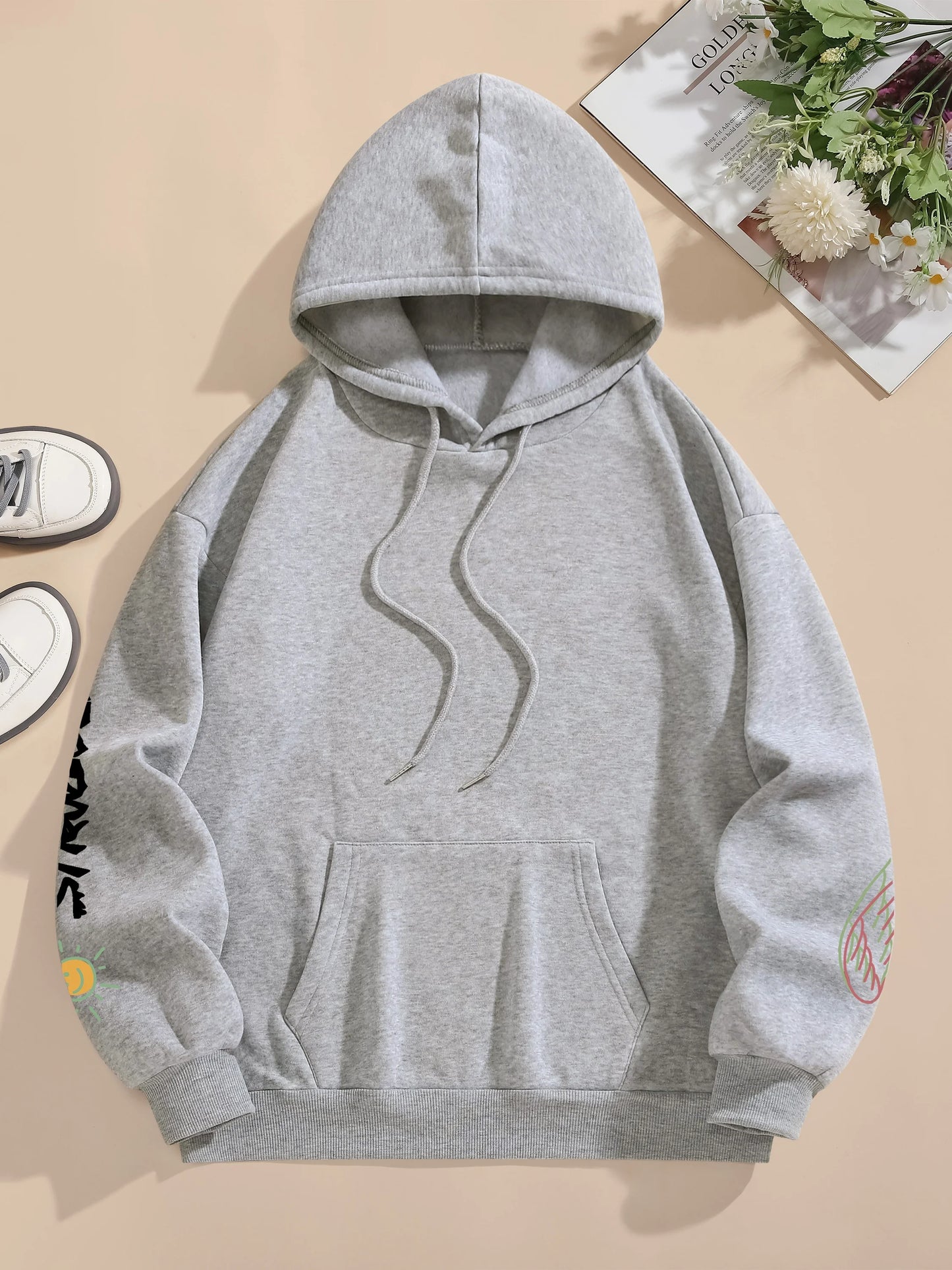 Damen Kapuzenpullover Sweatshirt Hoodie Pulli  Kapuzenpulli Streetwear Pullover
