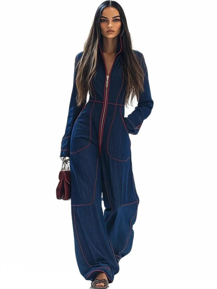 Damen Fashion Hose Latzhose Schlaghose Flare Trägerhose Overalls Jumpsuits