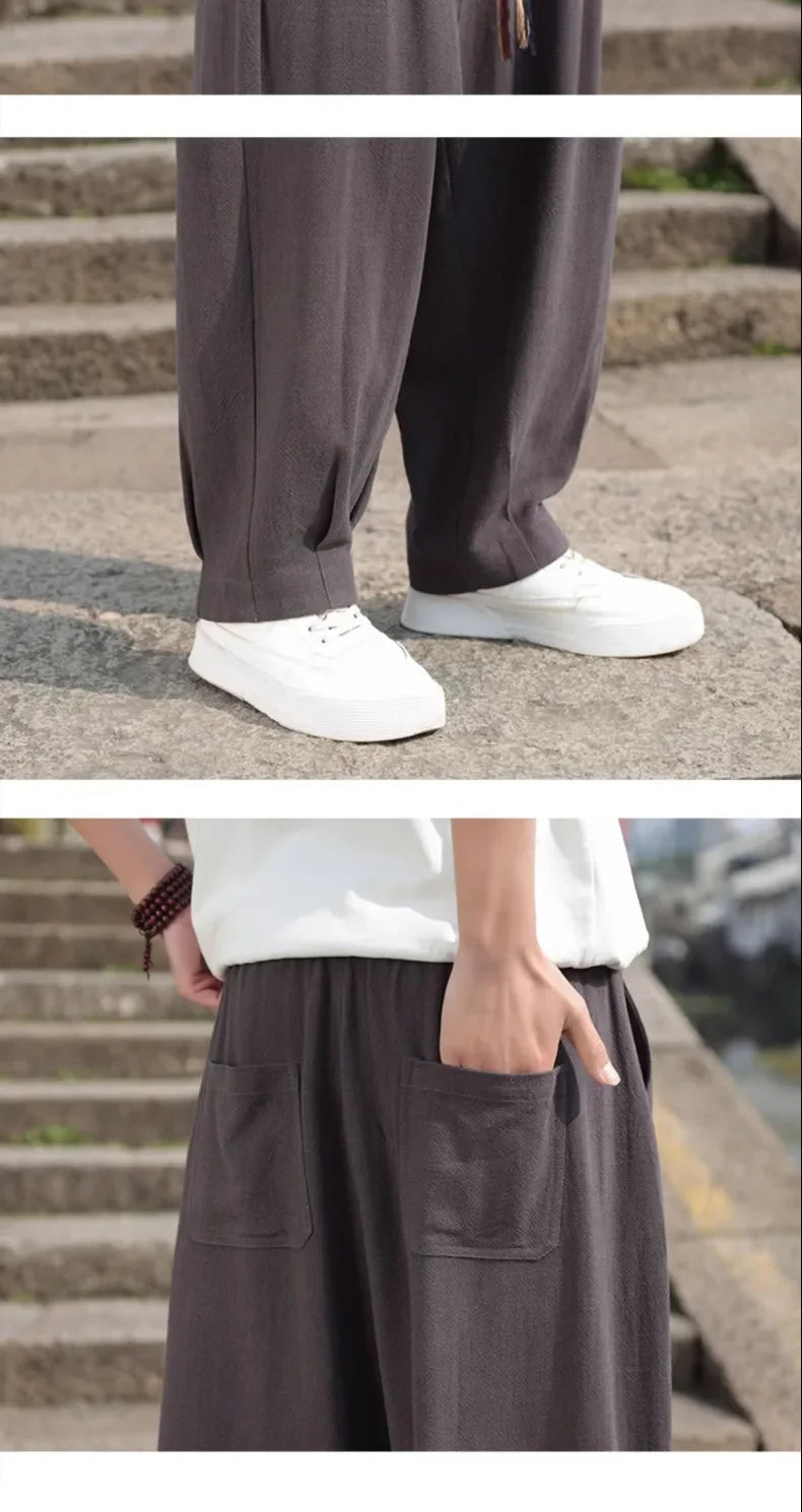 Männer Hose Haremshosen Pumphosen Pluderhosen Hosenrock Herrenrock Kilt Jogger