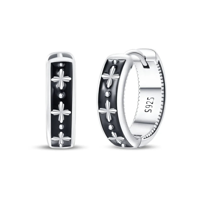Creole Argento 925 Sterling Zirconi | Orecchini Eleganti Ipoallergenici Regalo