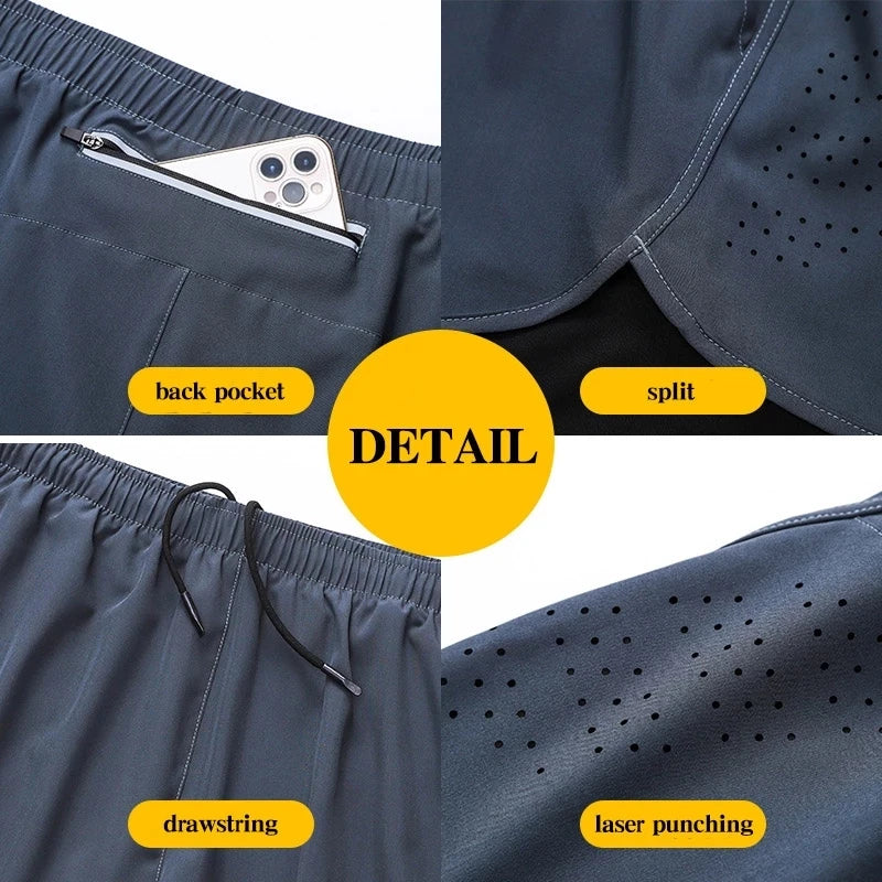 Shorts Kurze Sporthose Kurzhose Jogging Unifarben Herren Trainingshose m Tasche