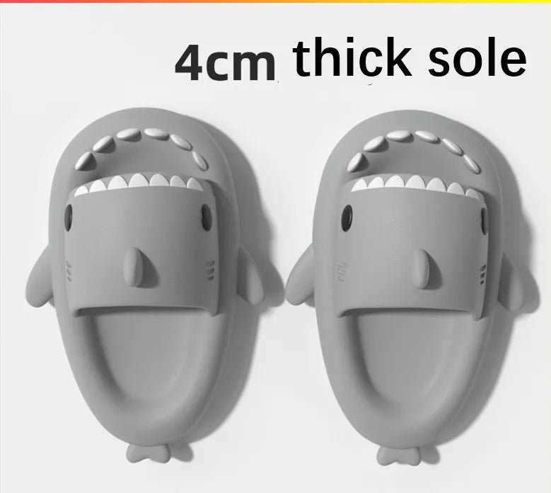 Shark Slippers Badelatschen Frauen Hausschuhe Anti-Rutsch Flip Flops Sandalen