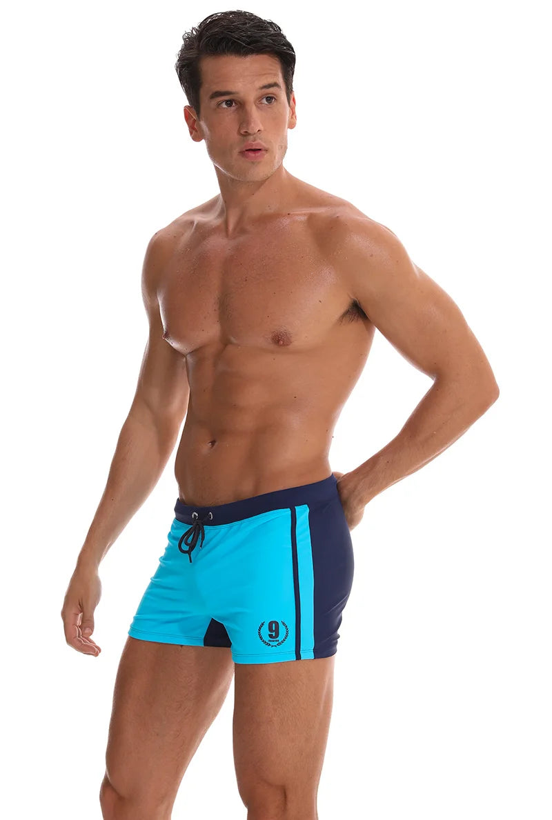 Heiße Badebekleidung Herren Atmungsaktive Badeanzüge Mann Badehose Boxershorts Sunga Badeanzüge Maillot De Bain Strandshorts