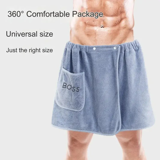 Saunatuch Set Herren Handtuch Saunakilt Sarong Kilt Wellness Sauna Tuch Handtuch