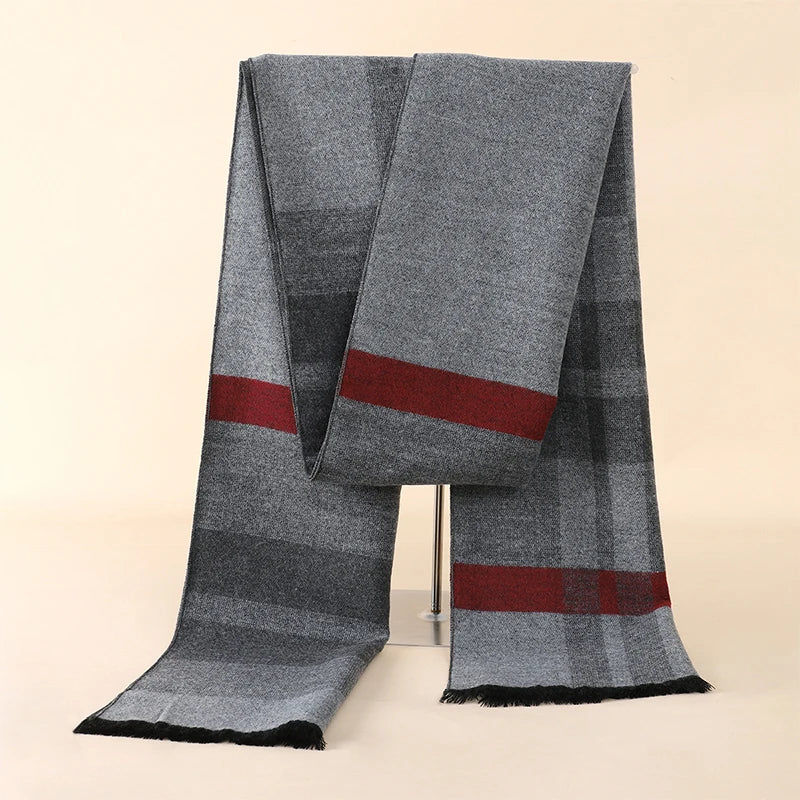 Herren Schal Winterschal Stola Schlauchschal Halstuch Wollschal Strickschal Loop