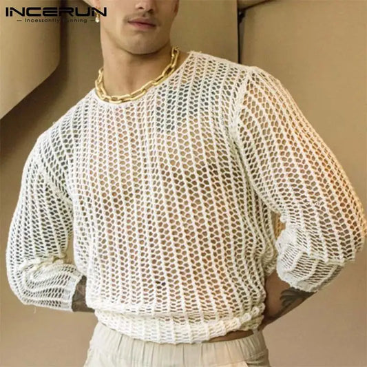 Fetisch Fashion Männer Sexy Bodysuits Herren Body Shirts Hemd Transparent Club