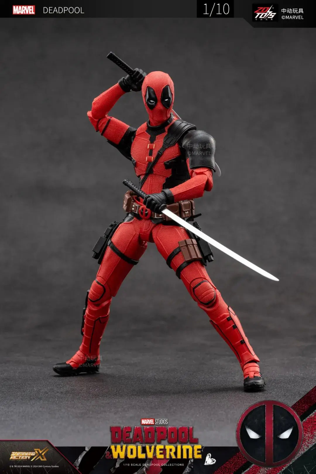 Deadpool & Wolverine Action Figur 19CM Model Spielzeug Figuren Sammlerstück