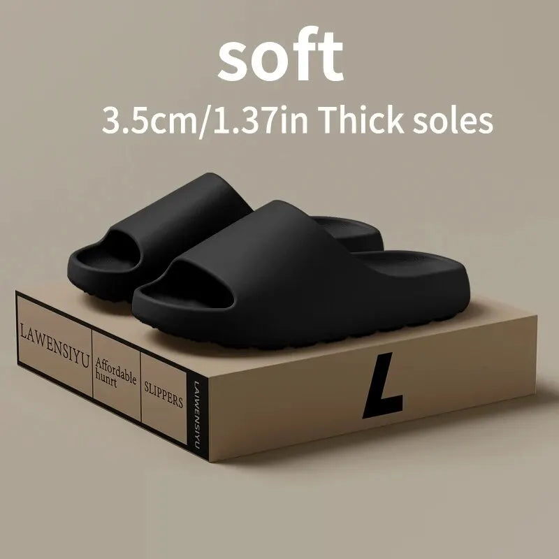 Badelatschen Hausschuhe Flip Flops Frauen Herren Sandalen rutschfeste Sohle