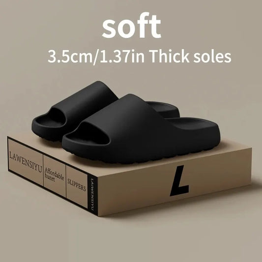 Badelatschen Hausschuhe Flip Flops Frauen Herren Sandalen rutschfeste Sohle