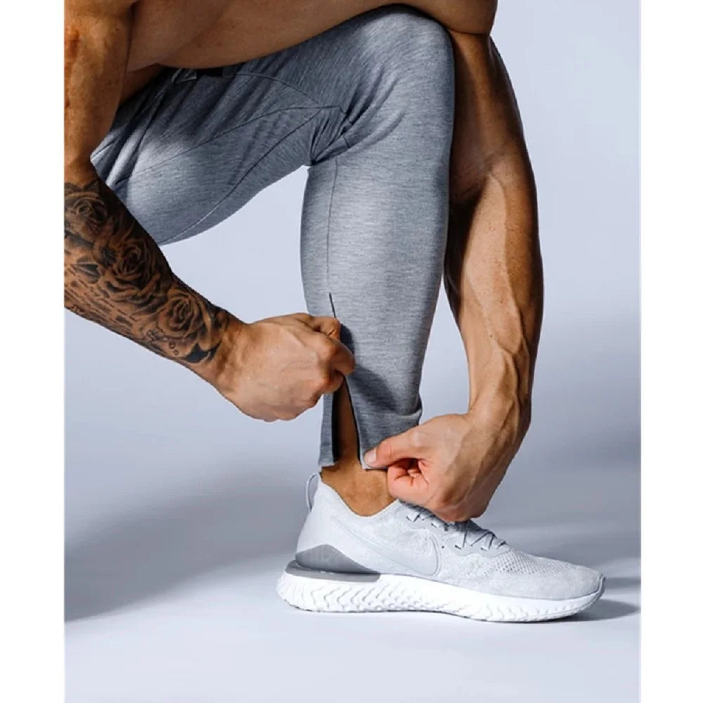 Herren Sporthose Jogger Jogginghose Sweatpants Trainingshose Cargo Hose mit Zip