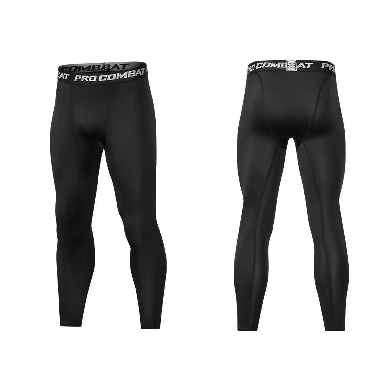 Herren Leggings Sporthose Jogginghose Trainingshose Lauf Hose Kompressionshose