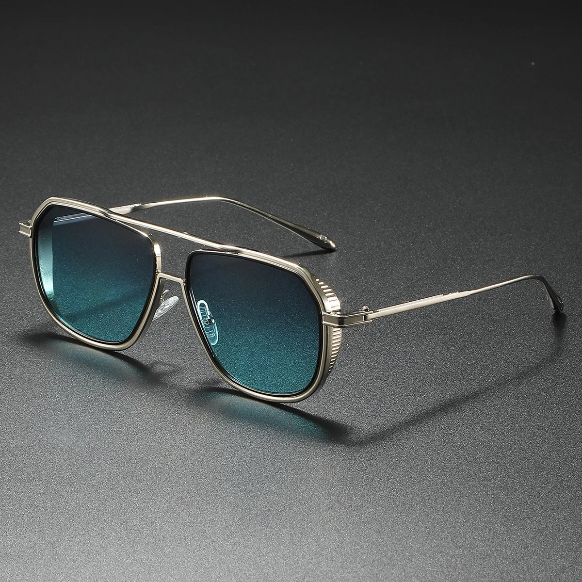 Herren Sonnenbrille Designer Luxus Männer Vintage Brille Pilotenbrille UV400