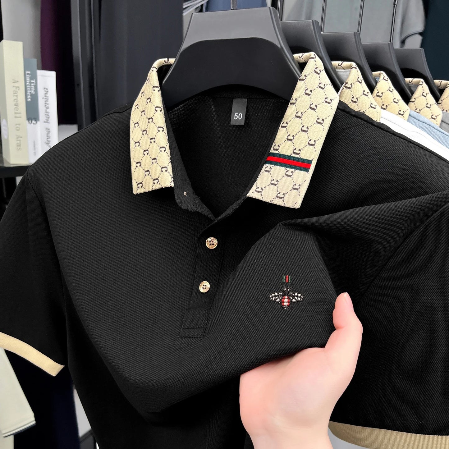 Herren Poloshirt POLO Shirt T-Shirt Kurzarm Hemd Fashion Polohemd Herrenmode Top