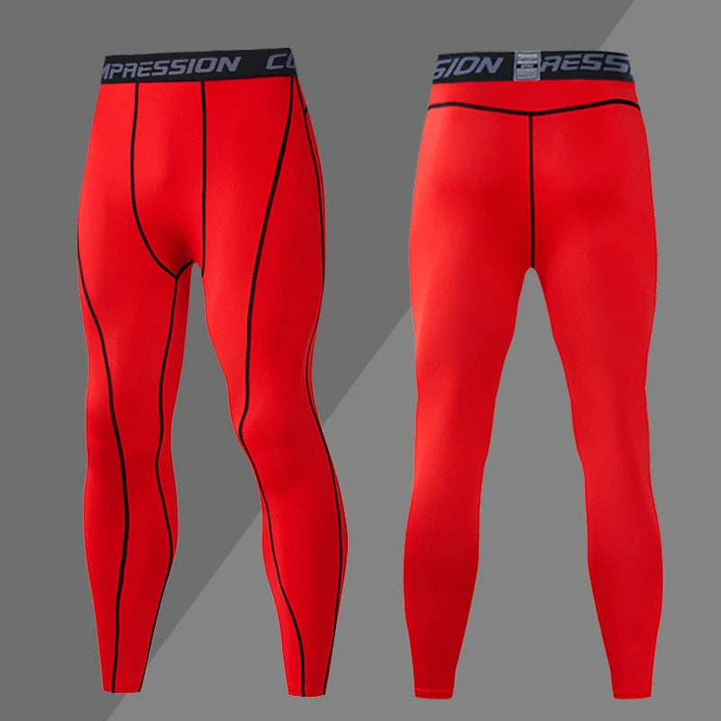 Herren Leggings Sporthose Jogginghose Trainingshose Lauf Hose Kompressionshose
