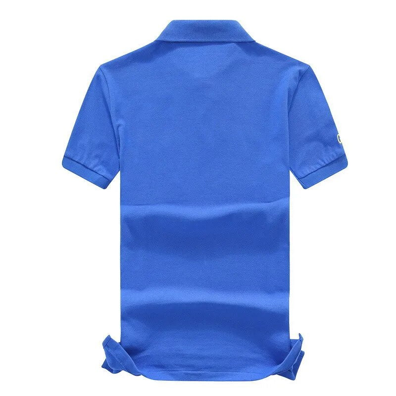 Herren Poloshirt POLO Shirt Zip Kontrast Kragen Kurzarm Slim Fit Hemd Polohemd