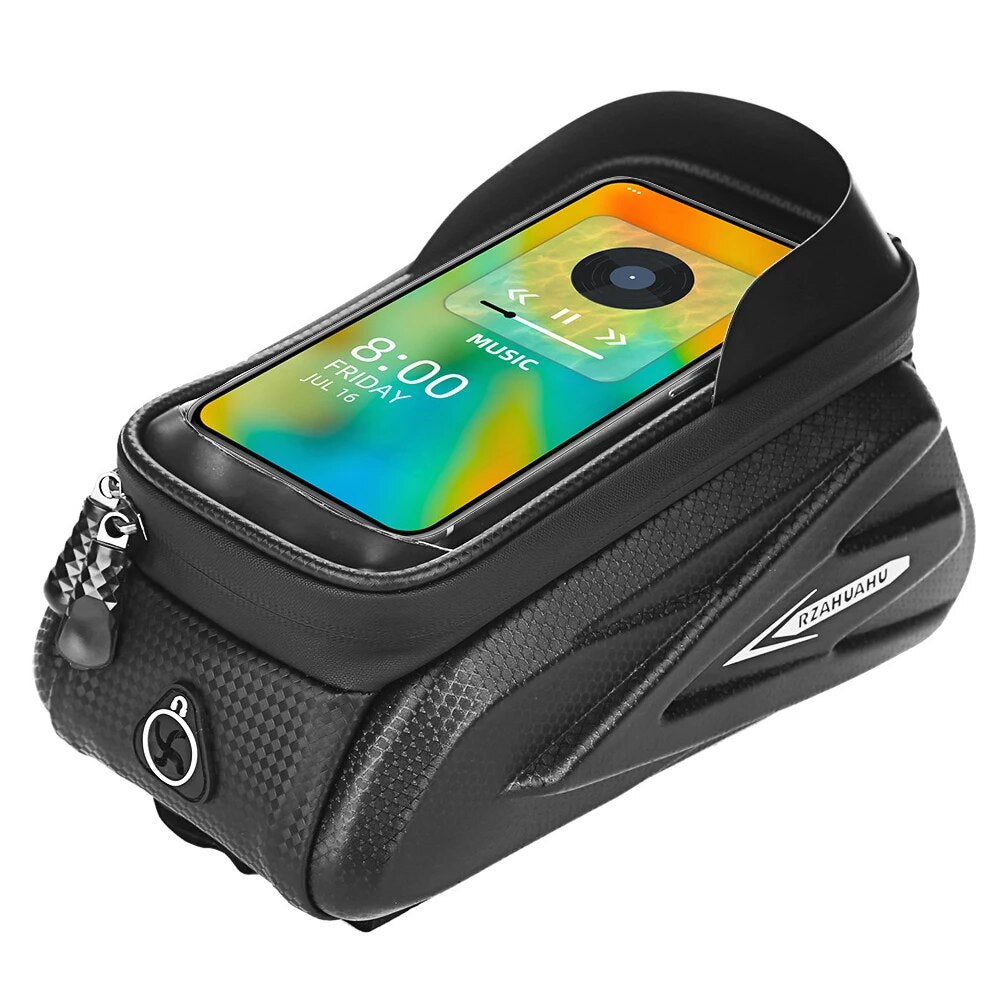 Fahrradtasche Wasserdicht Rahmentasche Oberrohrtasche 6,0'' Handyhalter