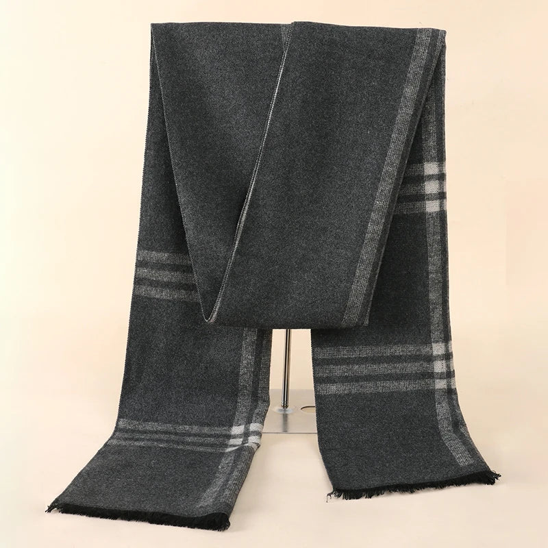 Herren Schal Winterschal Stola Schlauchschal Halstuch Wollschal Strickschal Loop