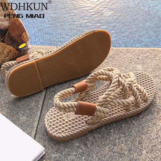 Damen Sandalen Freizeitschuhe Strandschuhe Sandaletten Römersandalen Flip-Flops