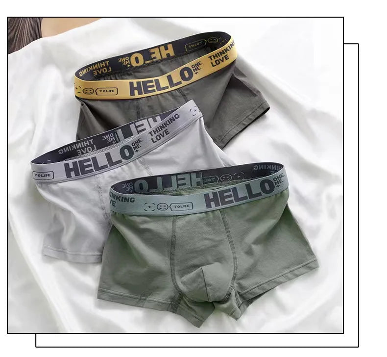 6er Pack Herren Boxershorts Unterhosen Basic Unterwäsche Boxer Shorts