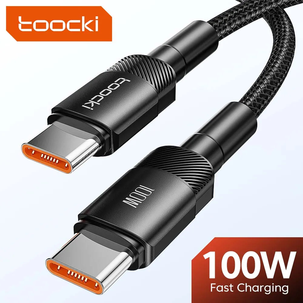 USB C Schnell Ladekabel 2m 3m 100W Datenkabel Für iPhone Samsung Kabel 100W