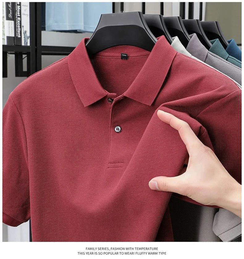 Herren Poloshirt POLO Shirt T-Shirt Kurzarm Zipper Hemd Fashion Polohemd Top NEU