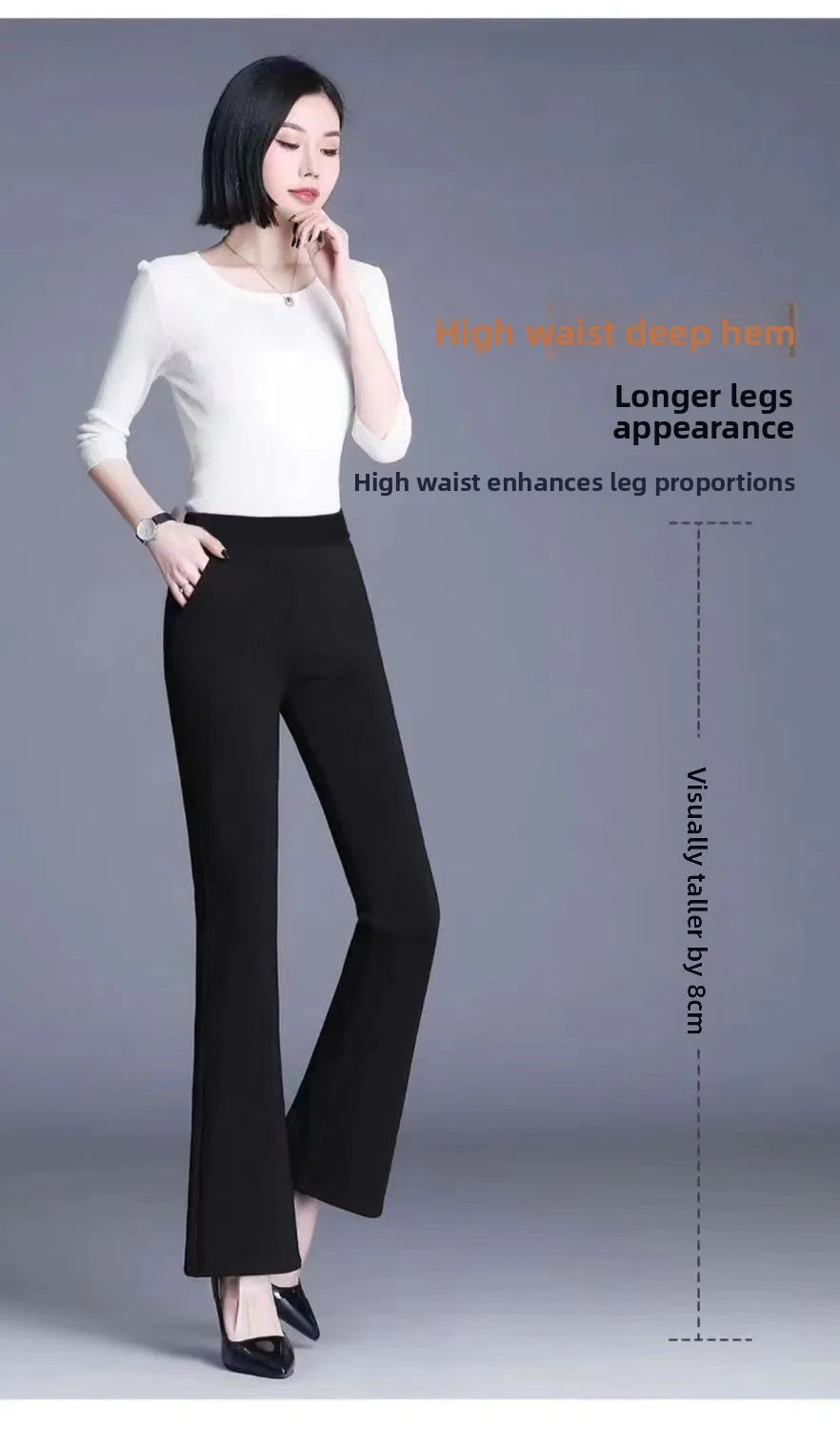 Damen Winter Warm Thermo Schlaghose Hose Innenfleece Stretch Hosen Leggins