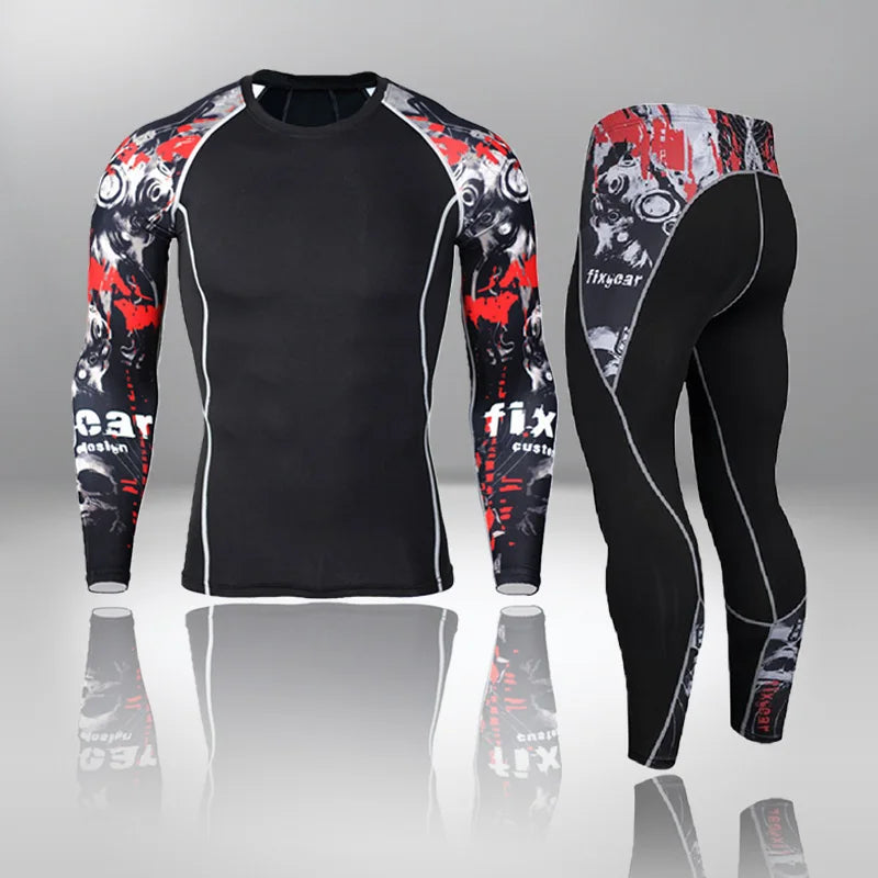 Trainingsanzug Kompressionshose Sporthose Kurzhose Shorts Laufshirts Sportshirt