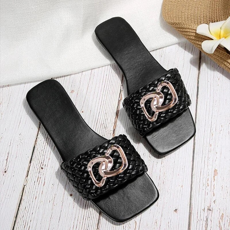 Damen Sandalen Latschen Frauen Hausschuhe Slider Flip Flops Sandaletten
