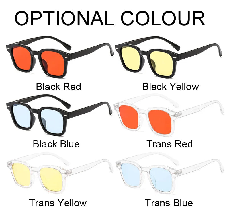 Damen Sonnenbrille Designer Luxus Brille Quadratische Übergröße Gläser Vintage