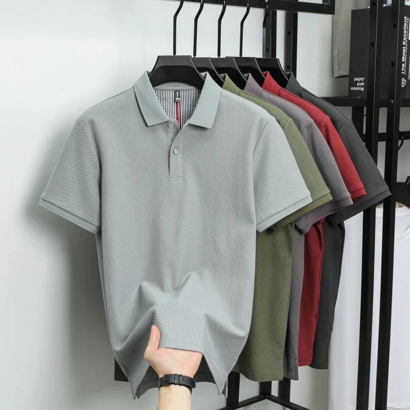 Herren Poloshirt POLO Shirt T-Shirt Kurzarm Zipper Hemd Fashion Polohemd Top NEU