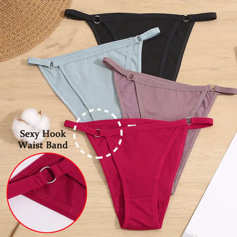 3 Stk Frauen Tanga G-String Höschen Sexy Schlüpfer Slip Dessous Unterwäsche