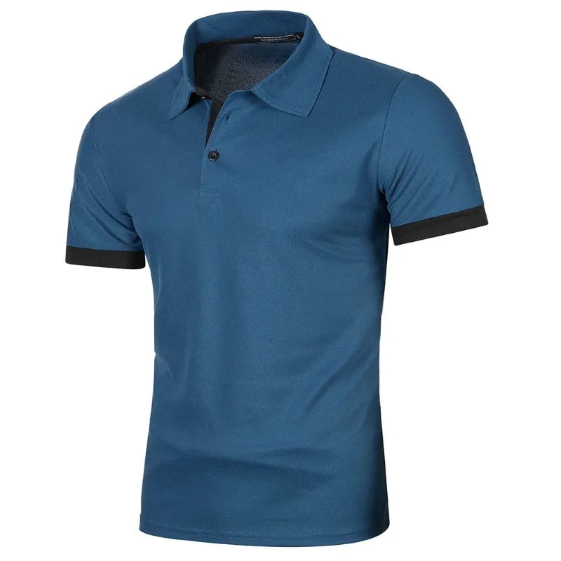 Herren Poloshirt POLO Shirt T-Shirt Kurzarm Zipper Hemd Fashion Polohemd Top NEU