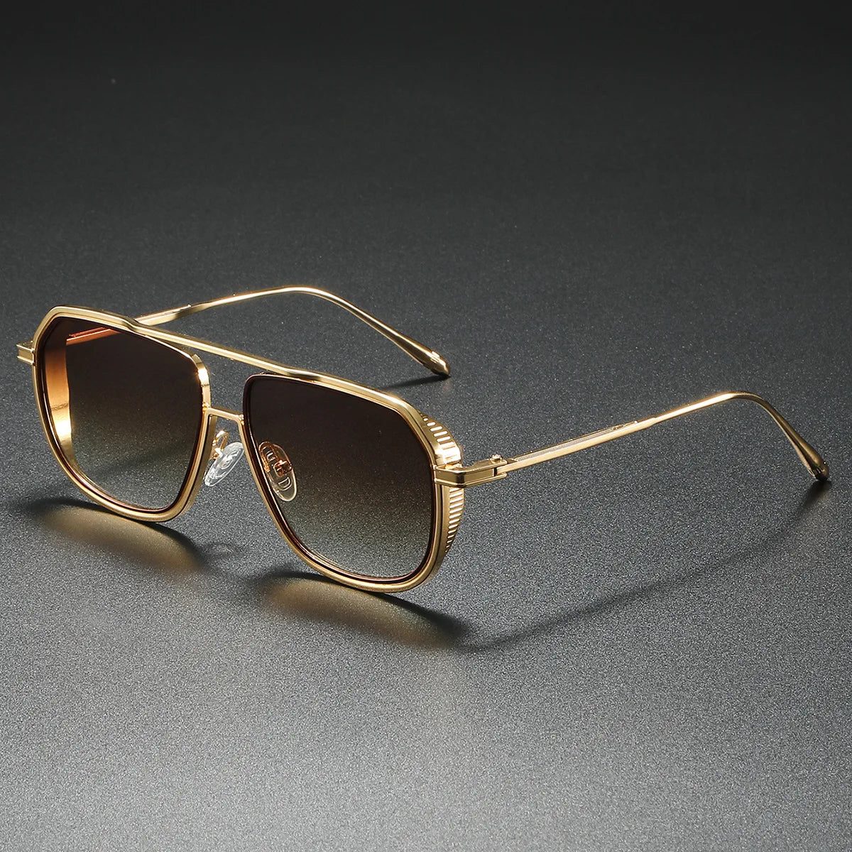 Herren Sonnenbrille Designer Luxus Männer Vintage Brille Pilotenbrille UV400
