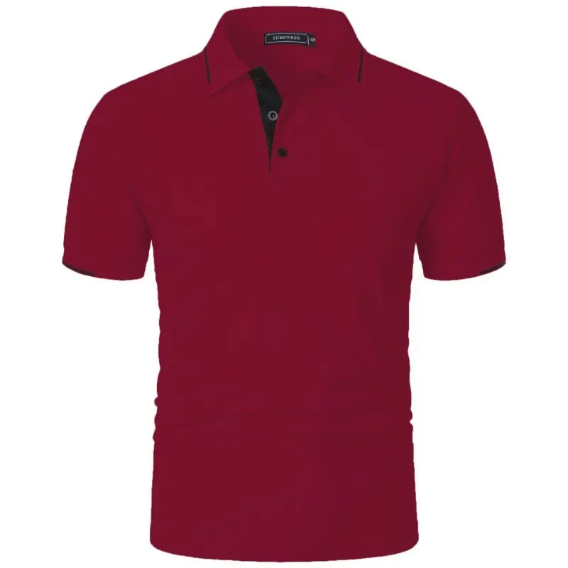 Herren Poloshirt POLO Shirt T-Shirt Kurzarm Zipper Hemd Fashion Polohemd NEU